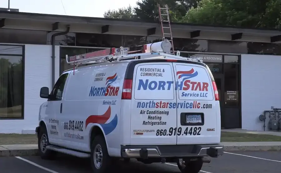 NorthStar Service LLC company van providing HVAC services in Connecticut